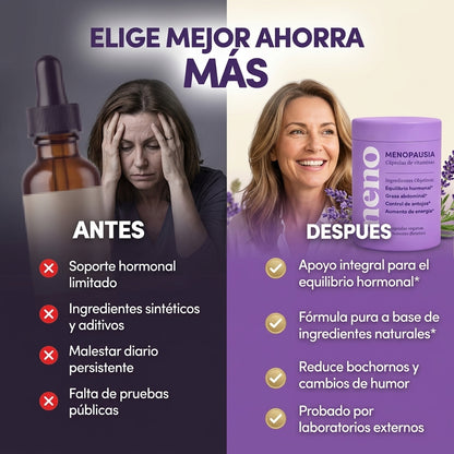 MENO® l Cápsulas Adelgazantes Menopausia - 50% OFF