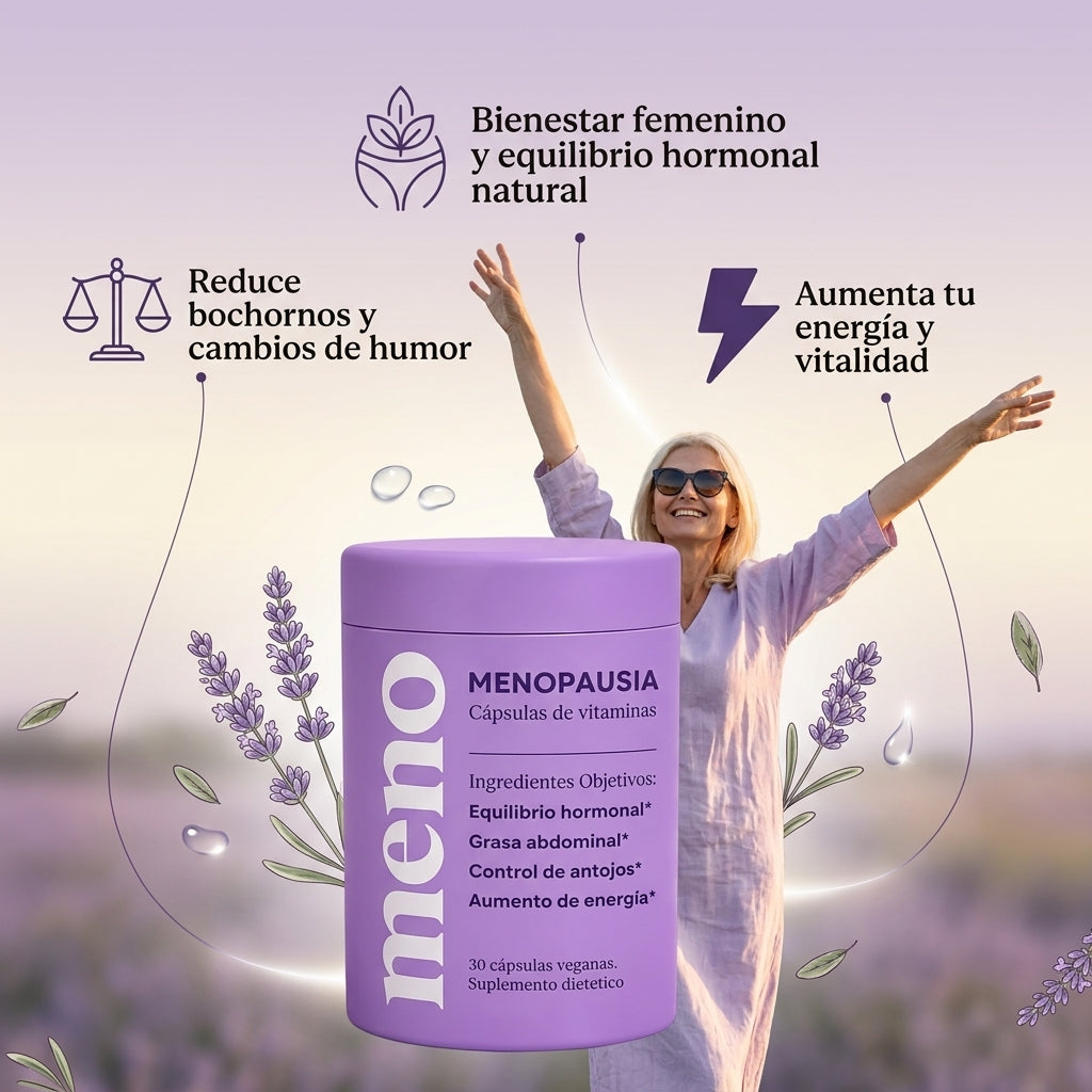 MENO® l Cápsulas Adelgazantes Menopausia - 50% OFF