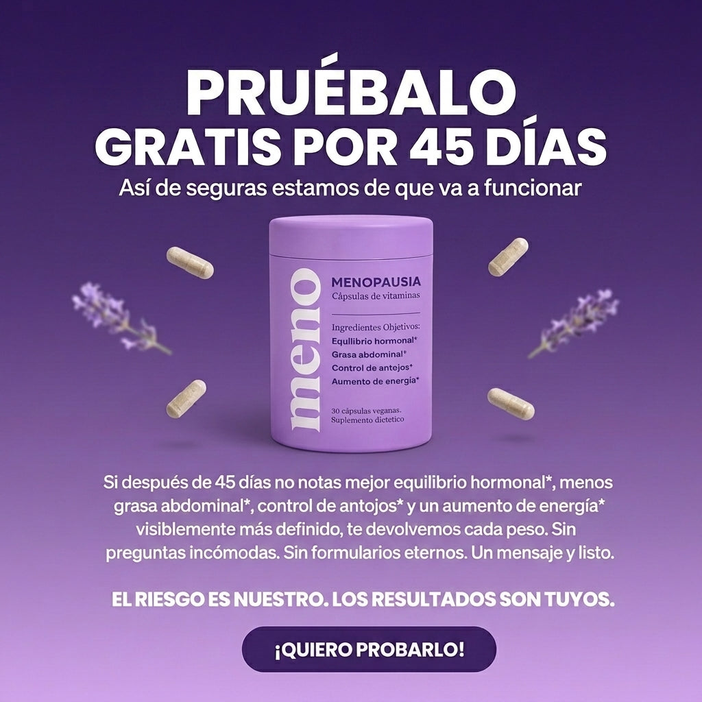MENO® l Cápsulas Adelgazantes Menopausia - 50% OFF
